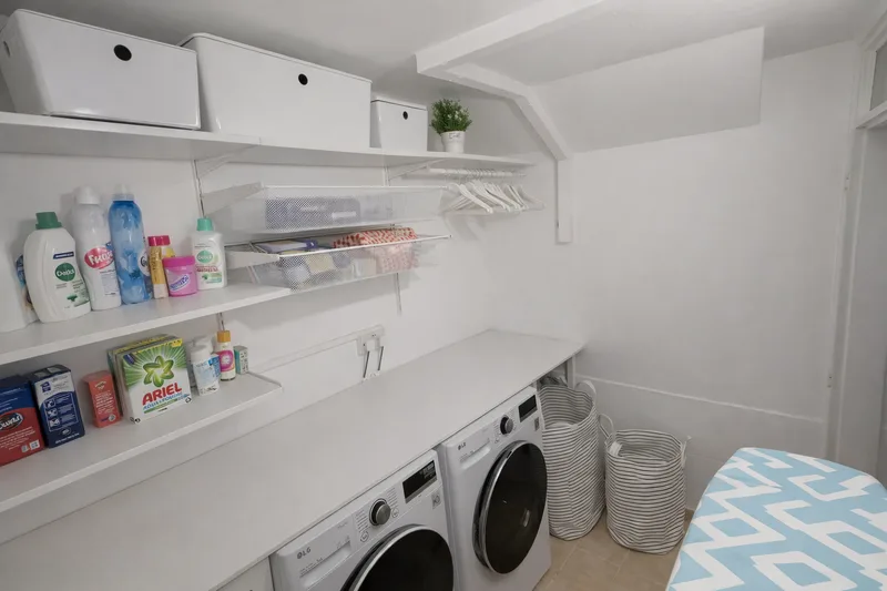 beach house cyprus laundry room washer dryer1