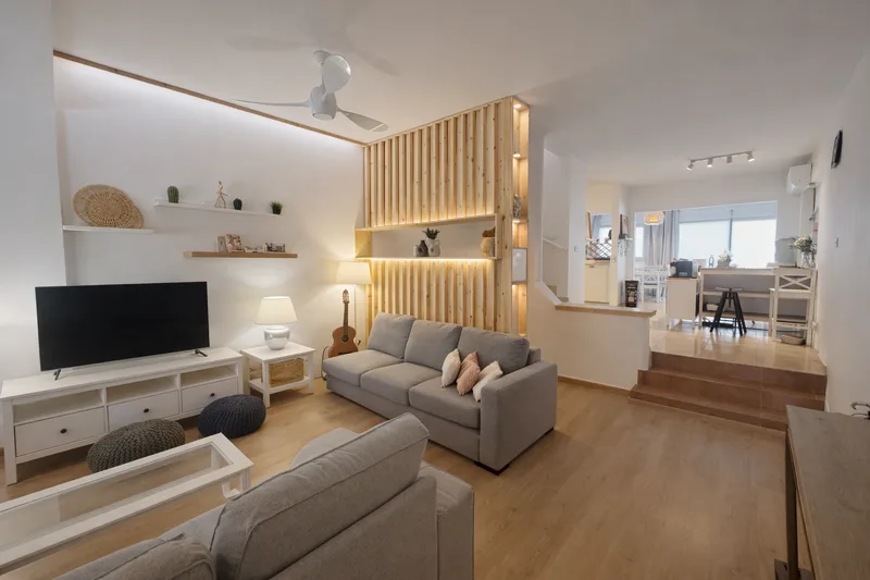 beach house cyprus open plan living room luxury larnaca
