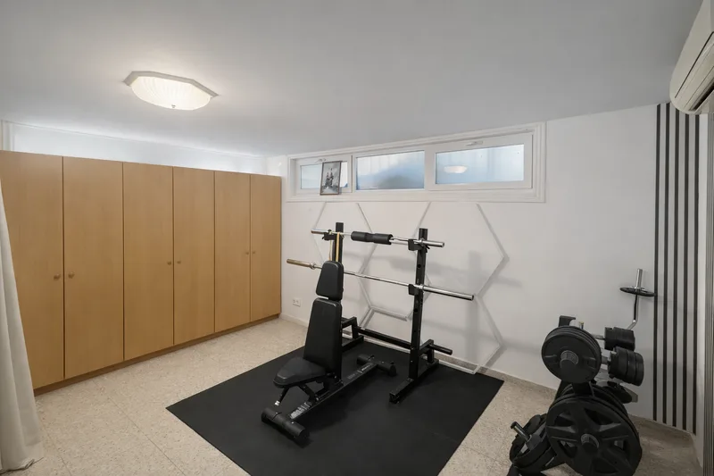 beach house cyprus private gym fitness room