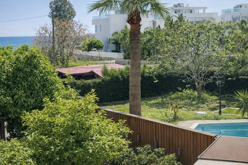 beachhouse cyprus sea view garden pool modern villa exterior