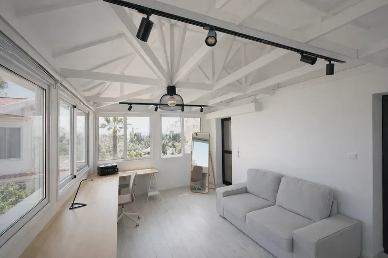 luxury beach house interior larnaca cyprus modern sea view.